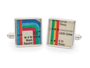 New York Subway Vignelli Diagram Cuff Links