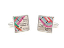 New York Subway Vignelli Diagram Cuff Links