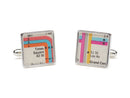 New York Subway Vignelli Diagram Cuff Links