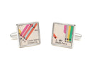 New York Subway Vignelli Diagram Cuff Links
