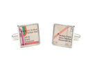 New York Subway Vignelli Diagram Cuff Links