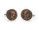 image displaying roman coin cuff links