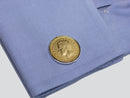image displaying spanish peseta on shirt cuff