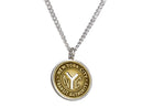 image displaying new york transit token necklace