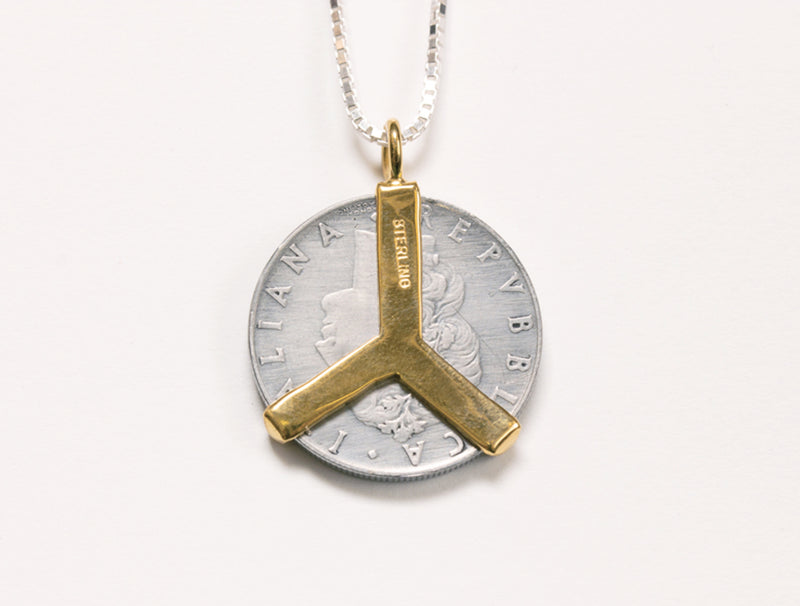 european coin necklace
