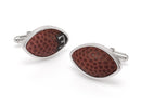 NFL Super Bowl Game Used Football Cuff Links