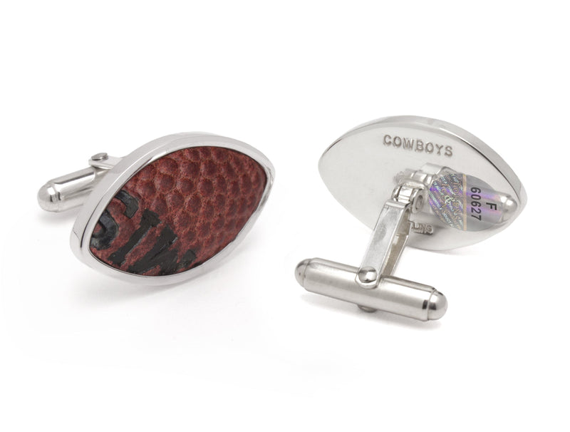 NFL Game Used Football Cuff Links