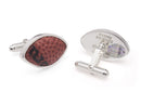 NFL Super Bowl Game Used Football Cuff Links