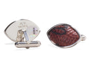 NFL Super Bowl Game Used Football Cuff Links