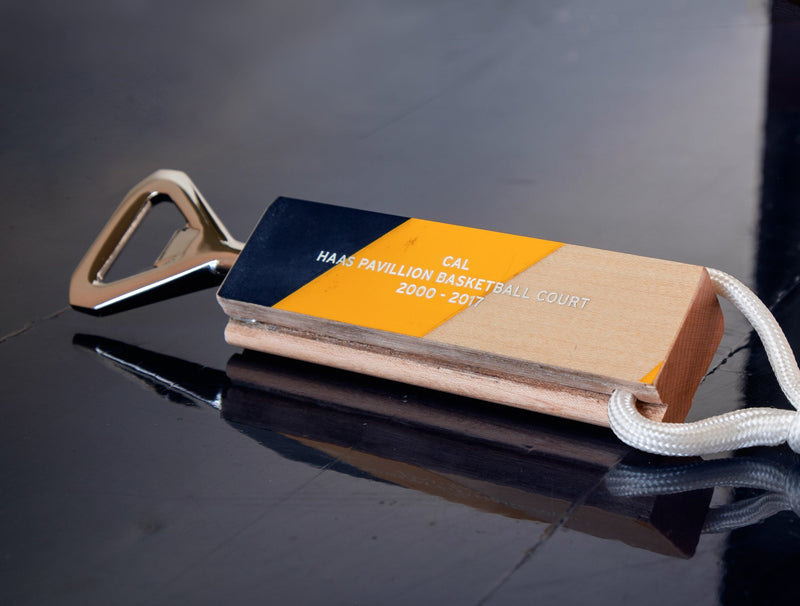 UC Berkeley Haas Pavilion Floor Bottle Opener