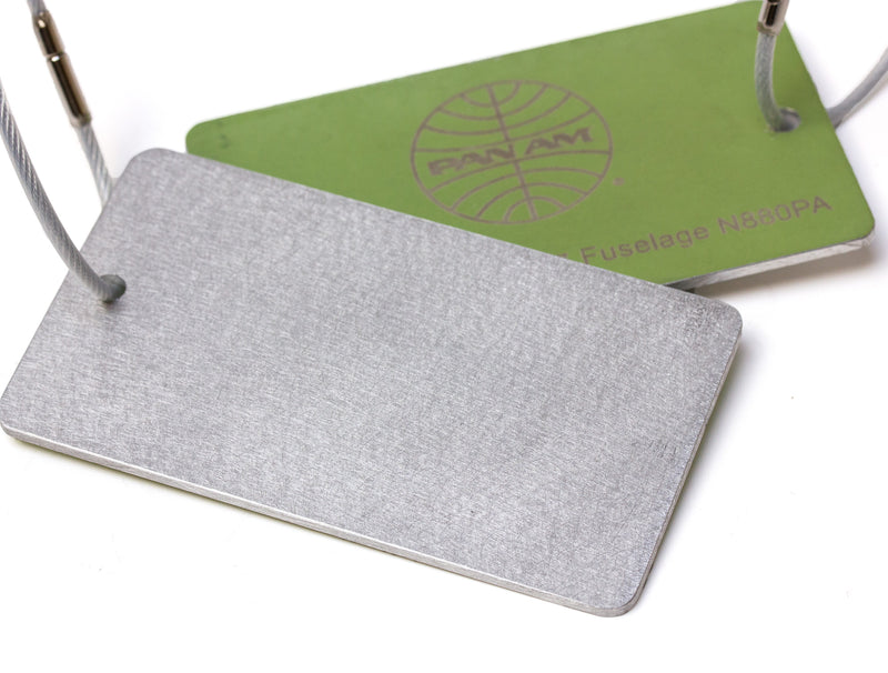 pan american fuselage luggage tag