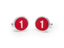 New York Subway Route Indicator Cuff Links