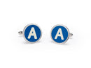 New York Subway Route Indicator Cuff Links