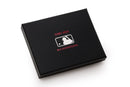 image displaying black mlb authenticated gift box.