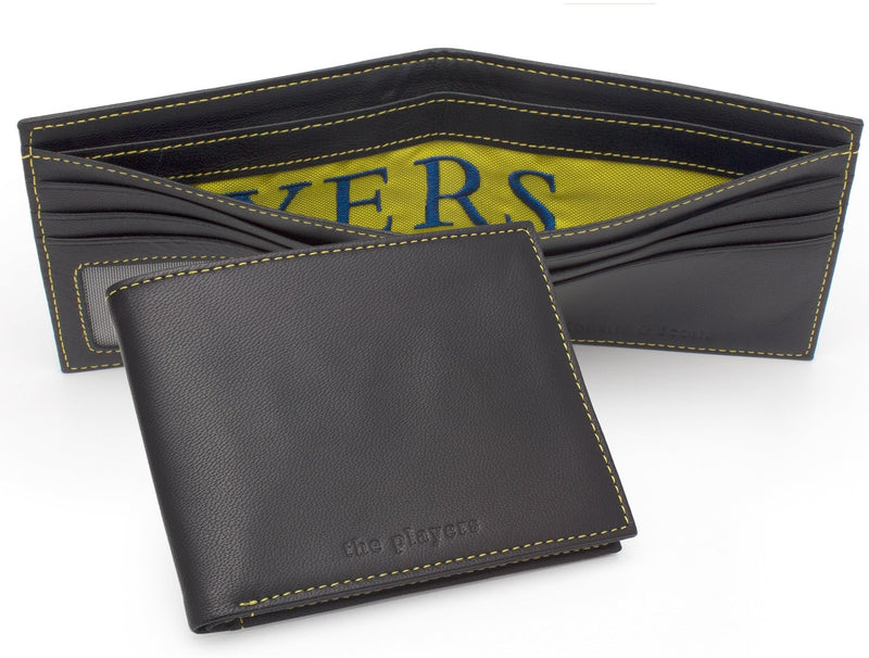 the players pin flag billfold wallet