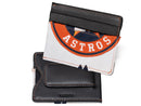 Houston Astros Game Used Uniform Emblem Money Clip Wallet