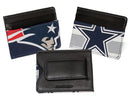 nfl game used uniform emblem money clip wallet
