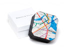 boston subway map cuff links