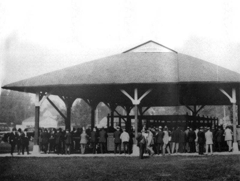 churchill downs 1903 paddock wood wine stand