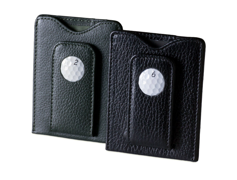 vintage golf ball money clip wallet