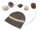 mlb game used baseball yarn beanie