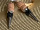 image displaying two cork winestoppers.