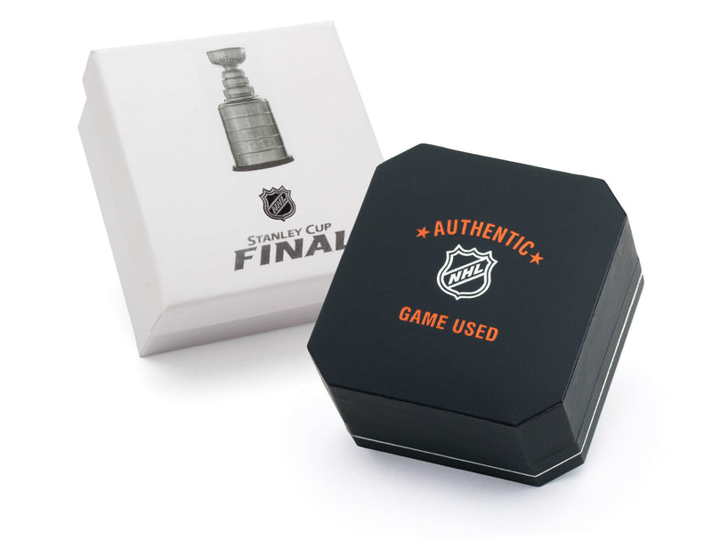 nhl stanley cup game used puck edge cuff links