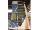 image displaying pan am n880pa 707 tail fin in warehouse